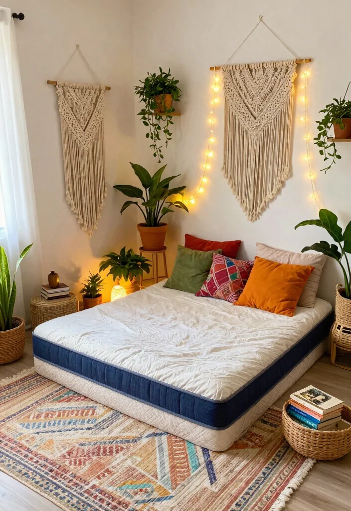 10 Floor Mattress Bedroom Ideas with a Modern Zen Feel 2 10 Floor Mattress Bedroom Ideas with a Modern Zen Feel 2. Chic Bohemian Vibes 0