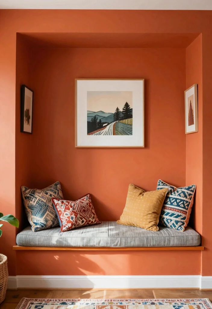 10 Living Room Alcove Ideas for Storage and Style 60 10 Living Room Alcove Ideas for Storage and Style 10. Alcove Styling with Colorful Accents 0