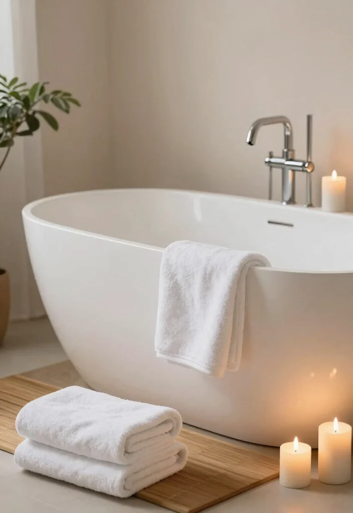10 Simple Bathroom Ideas That Still Look Beautiful 5. Create a Spa Like Atmosphere 0