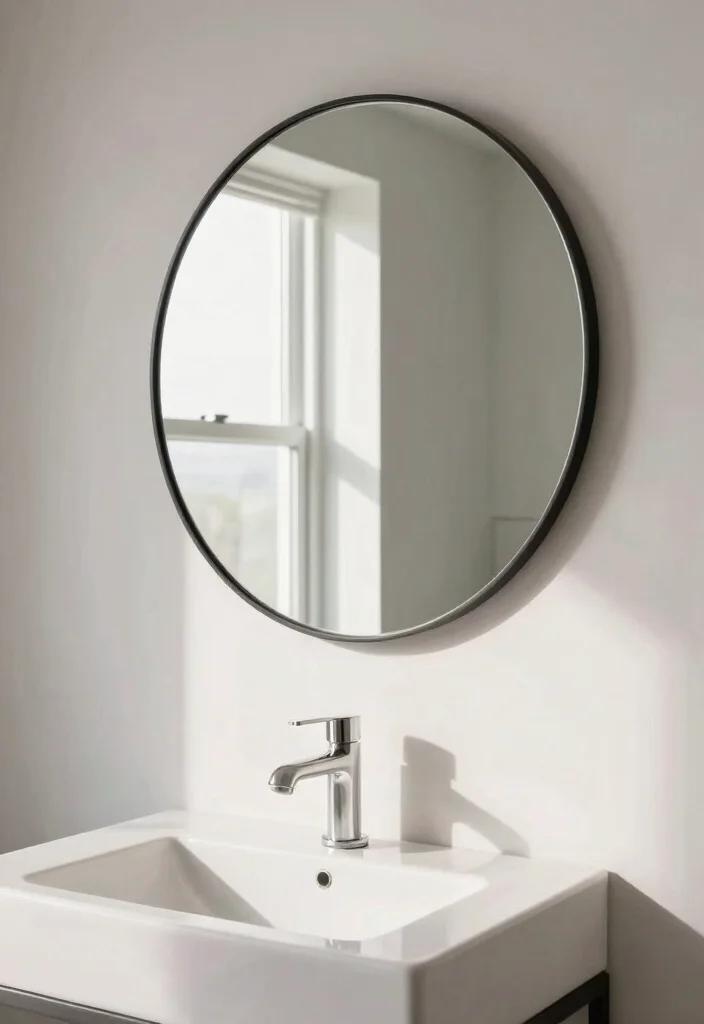 10 Simple Bathroom Ideas That Still Look Beautiful 7. Use Mirrors to Enhance Light 0