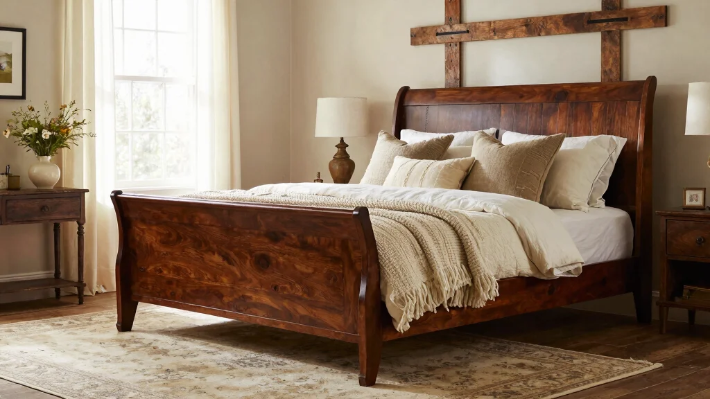 10 Sleigh Bed Bedroom Ideas with Classic Elegance