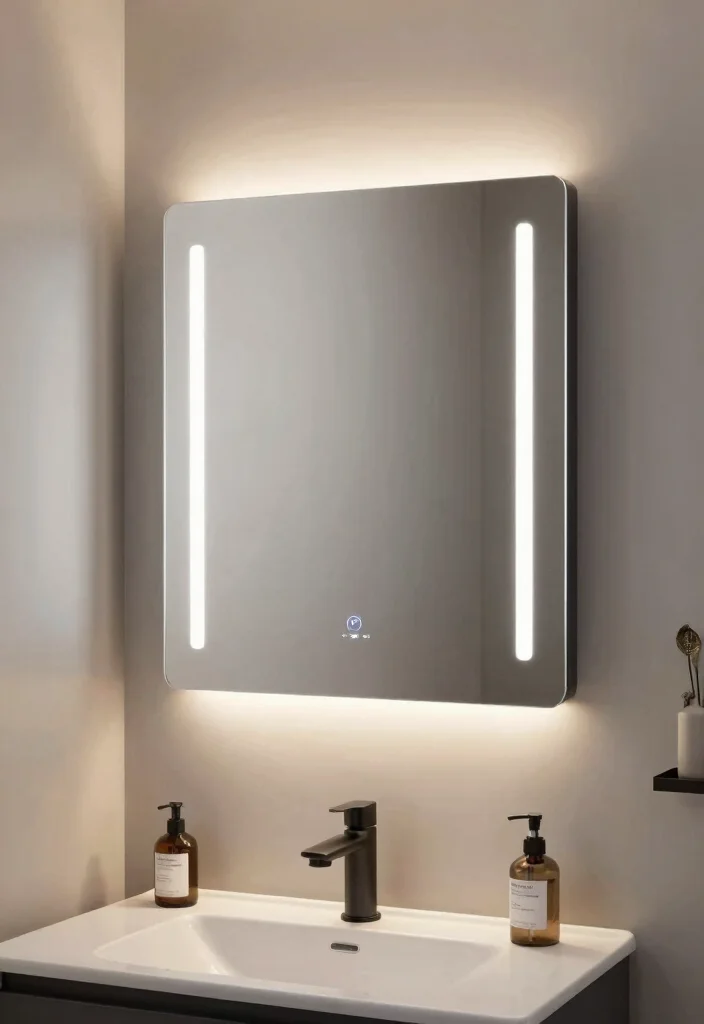 10 Small Bathroom Mirror Ideas That Instantly Open the Space 10. Smart Technology Mirrors 0
