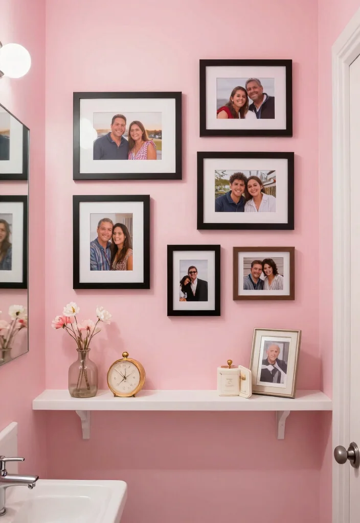 10 Small Pink Bathroom Ideas That Feel Chic Not Cute 10. Personal Touches 0