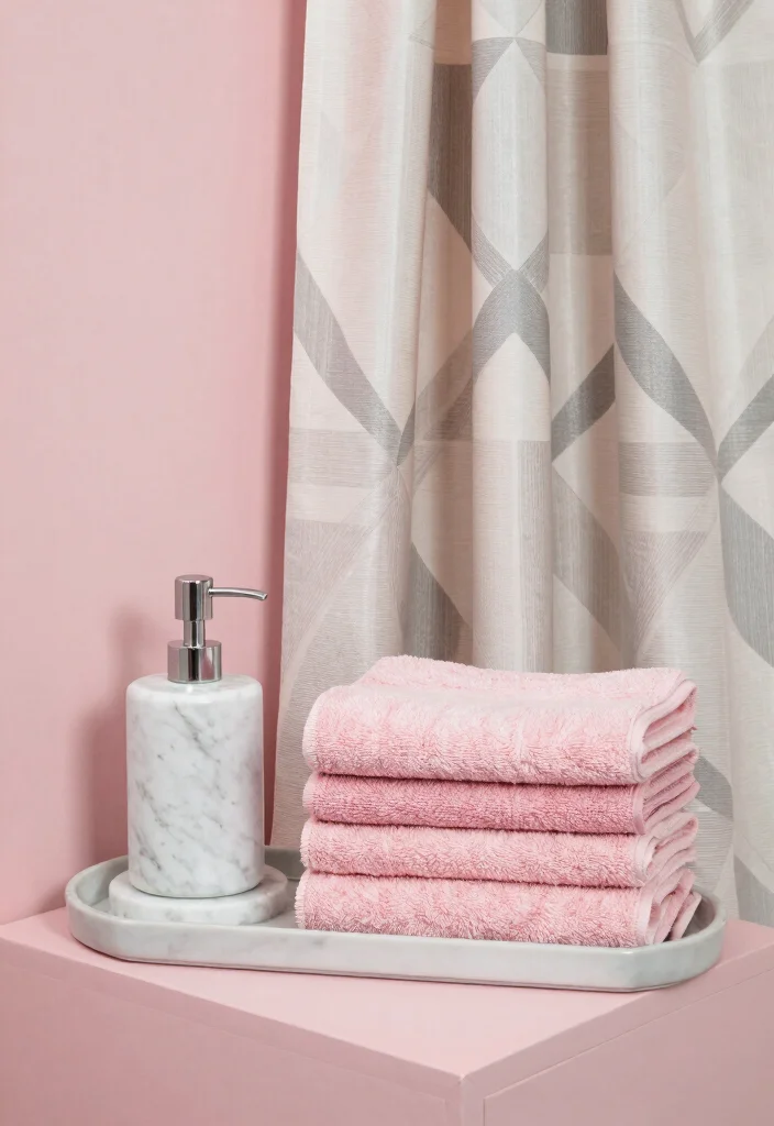 10 Small Pink Bathroom Ideas That Feel Chic Not Cute 3. Elegant Accessories 0