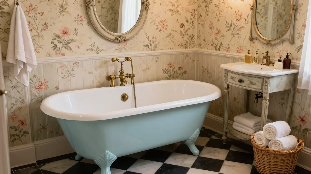 10 Vintage Small Bathroom Ideas Packed with Character