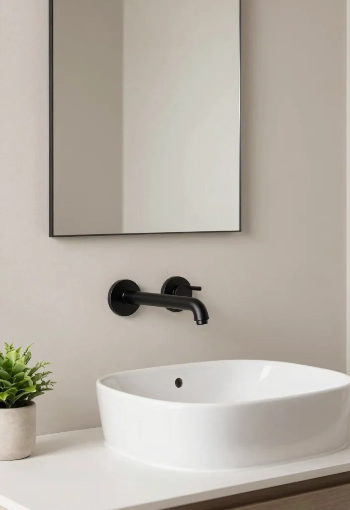 12 Bathroom Faucet Ideas Designers Use to Upgrade the Look 1. Sleek Wall Mounted Faucets 0