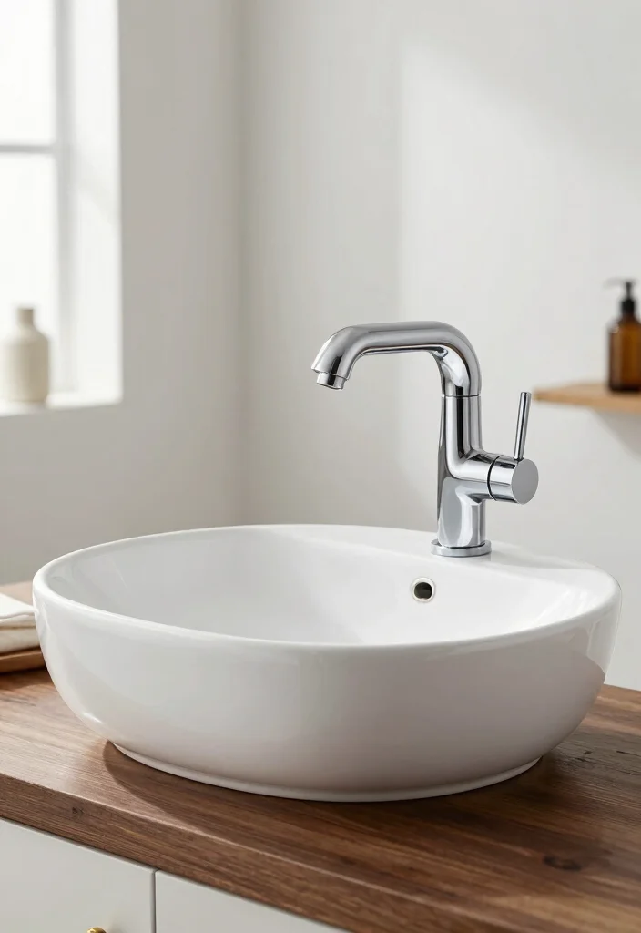 12 Bathroom Faucet Ideas Designers Use to Upgrade the Look 6. High Arch Spout Faucets 0