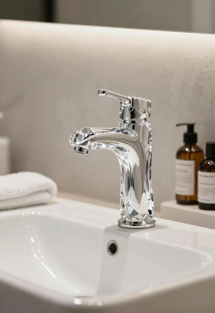 12 Bathroom Faucet Ideas Designers Use to Upgrade the Look 9. Unique Artistic Faucets 0