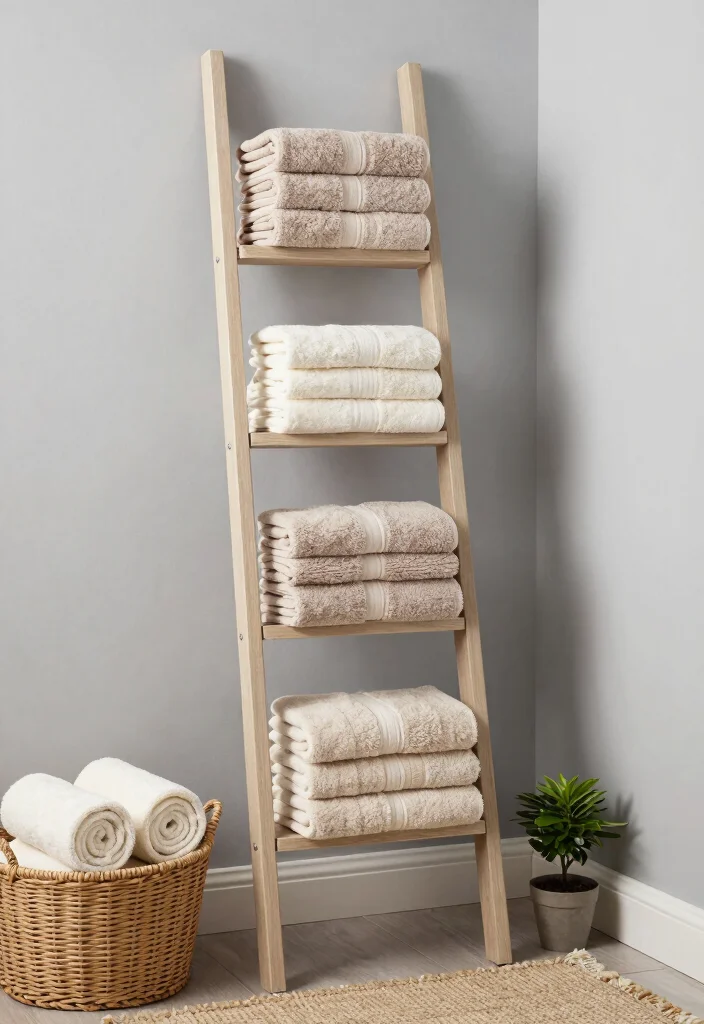 12 Bathroom Towel Decor Ideas That Look Hotel Styled 1. Layered Towel Displays 0