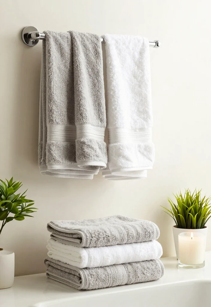 12 Bathroom Towel Decor Ideas That Look Hotel Styled 6. Artful Towel Folds 0