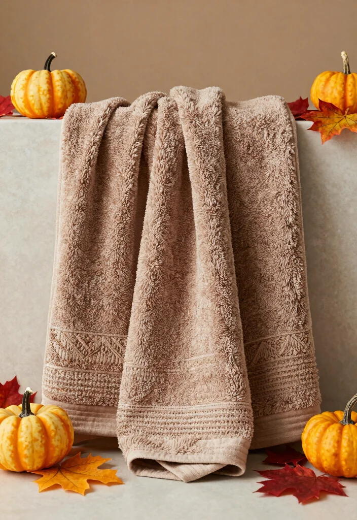 12 Bathroom Towel Decor Ideas That Look Hotel Styled 9. Seasonal Towel Decor 0