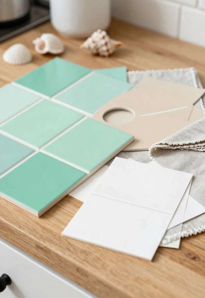 12 Beach Kitchen Ideas with a Light Coastal Vibe 1. Ocean Themed Color Palette 0