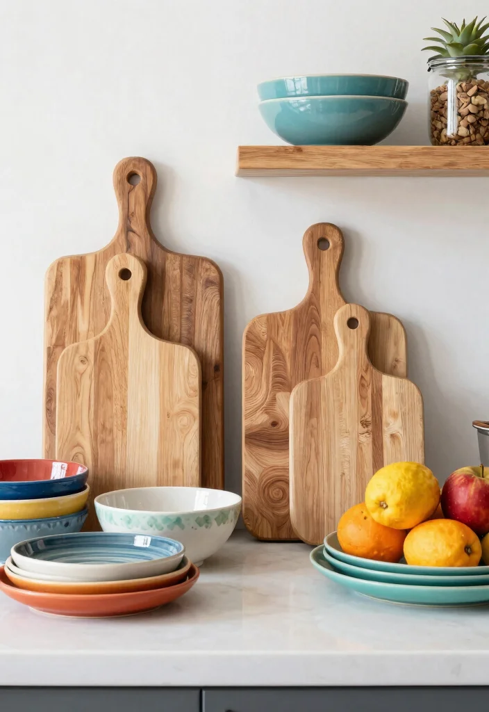 12 Beach Kitchen Ideas with a Light Coastal Vibe 12. Unique Countertop Displays 0