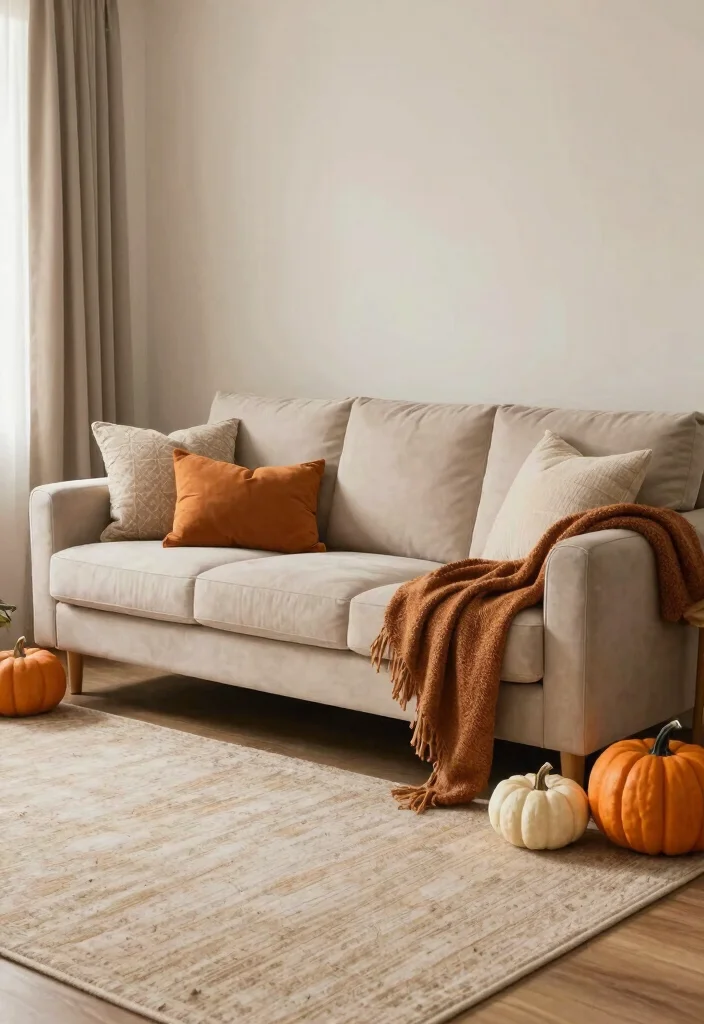 12 Beige Sofa Living Room Ideas That Feel Soft and Stylish 11. Seasonal Decor Swaps 0