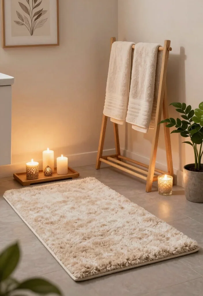 12 Black and Brown Bathroom Ideas That Feel Warm and Luxe 6. Cozy Bathroom Accents 0