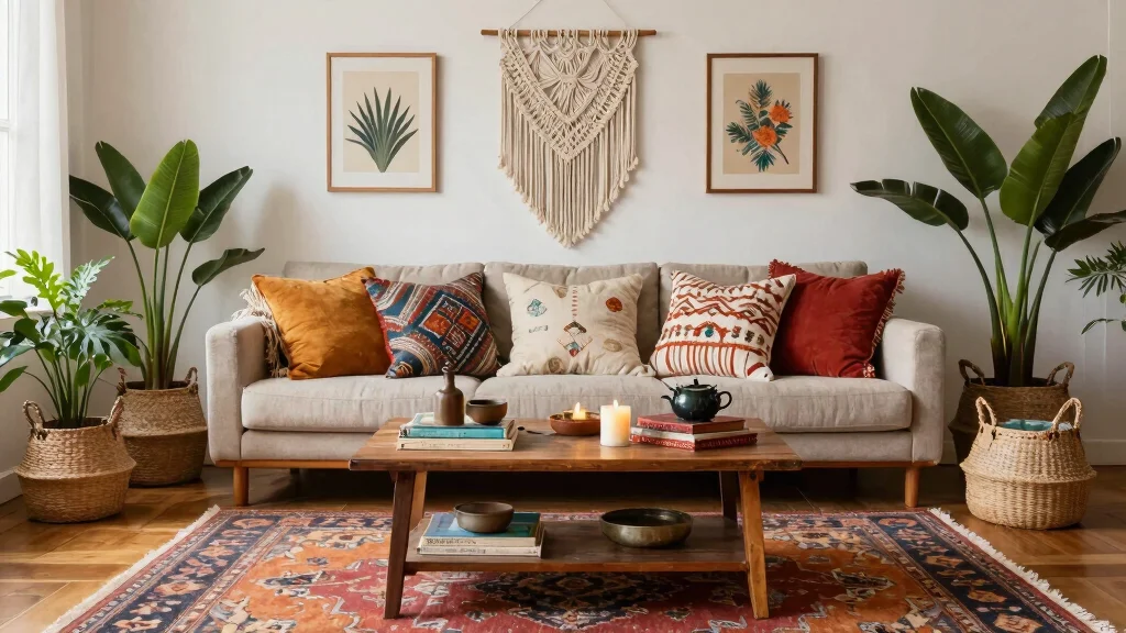 12 Boho Chic Living Room Ideas with Texture and Soul