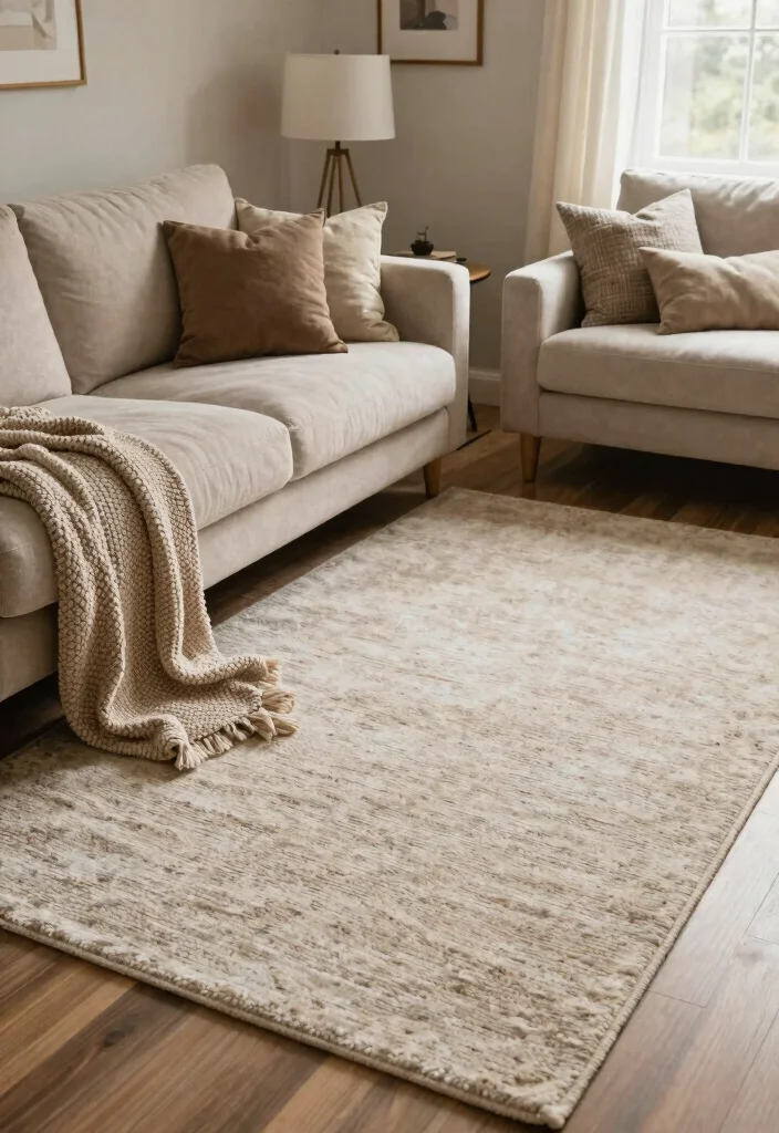 12 Cottage Living Room Ideas with Soft Cozy Charm 9. Add Cozy Textiles 0