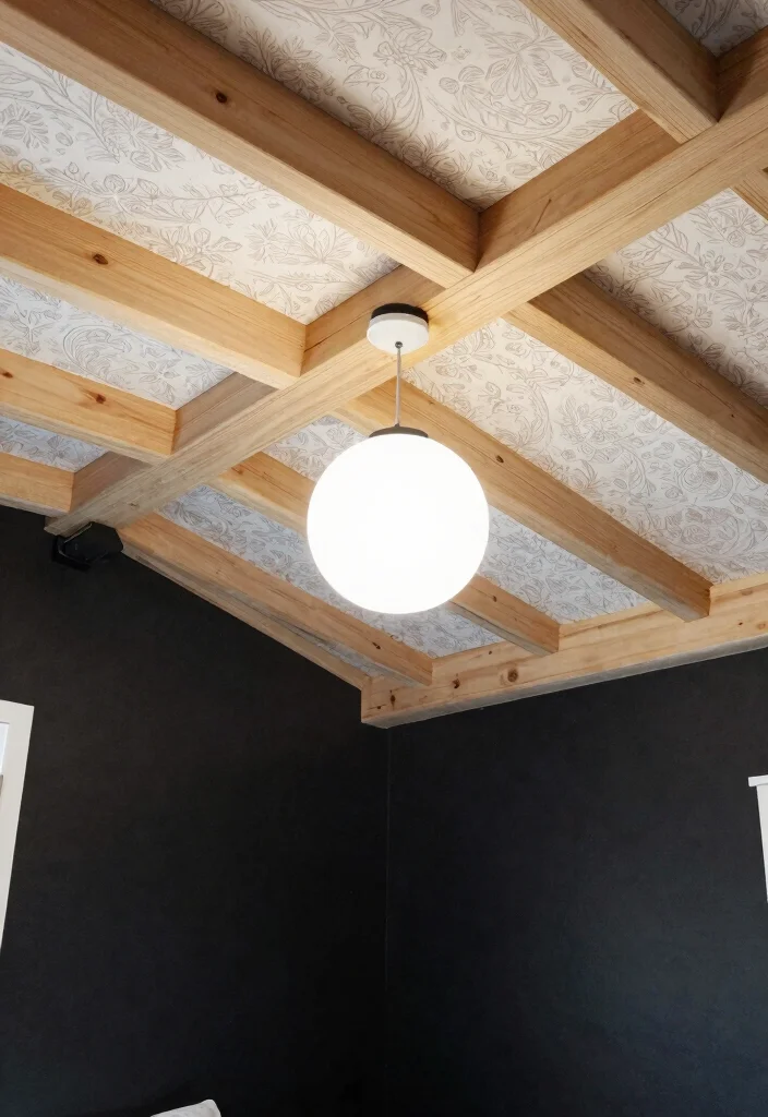 12 Dark Bedroom Ideas That Feel Cozy and Intentional 12. Whimsical Ceiling Designs 0