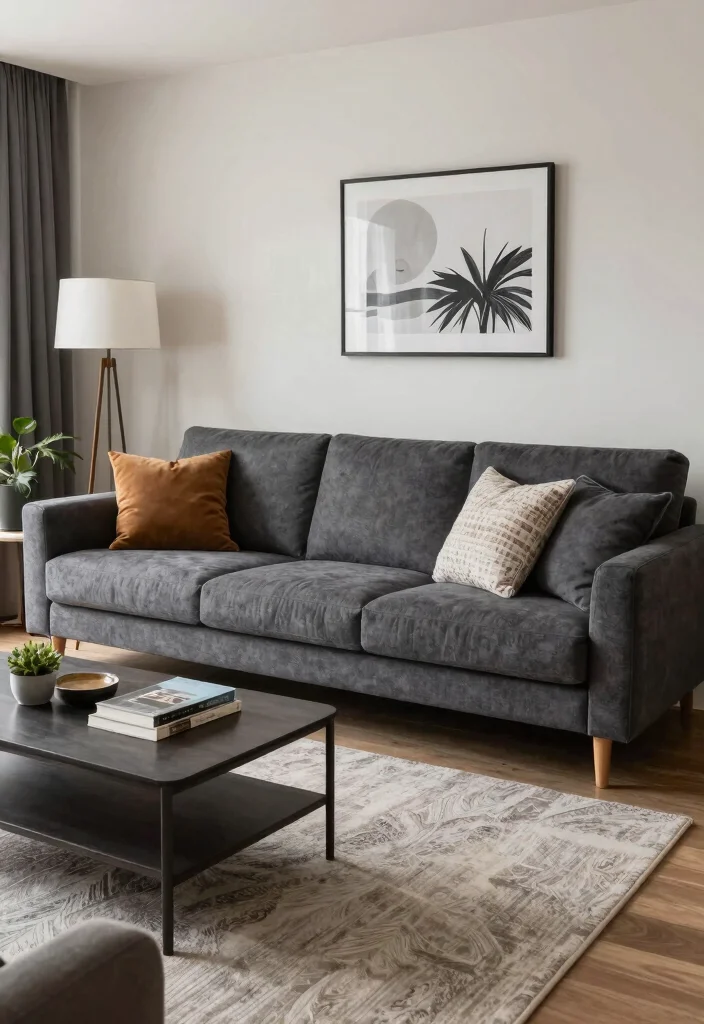 12 Dark Gray Sofa Living Room Ideas with Modern Depth Conclusion 0