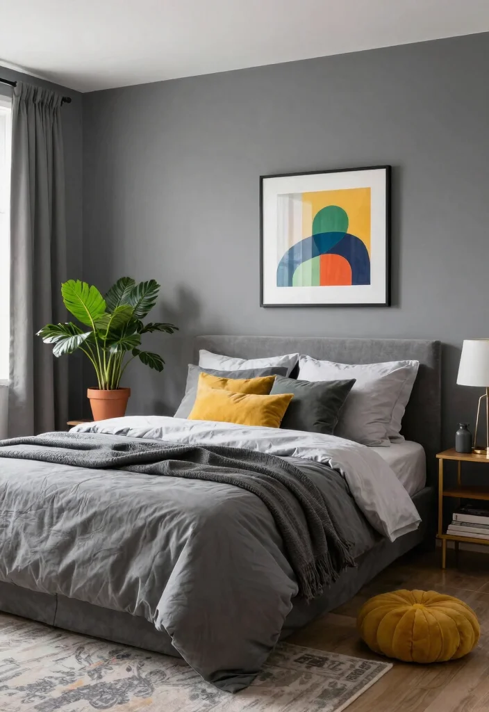 12 Grey Bedroom Ideas with a Pop of Color That Works Conclusion 0