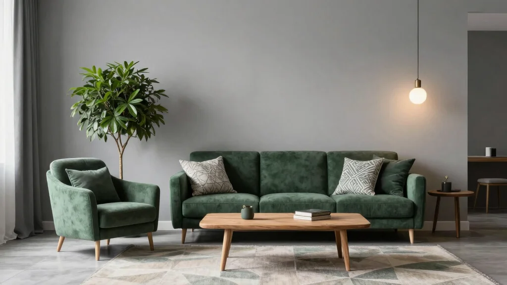 12 Grey and Green Living Room Ideas That Feel Fresh and Calm