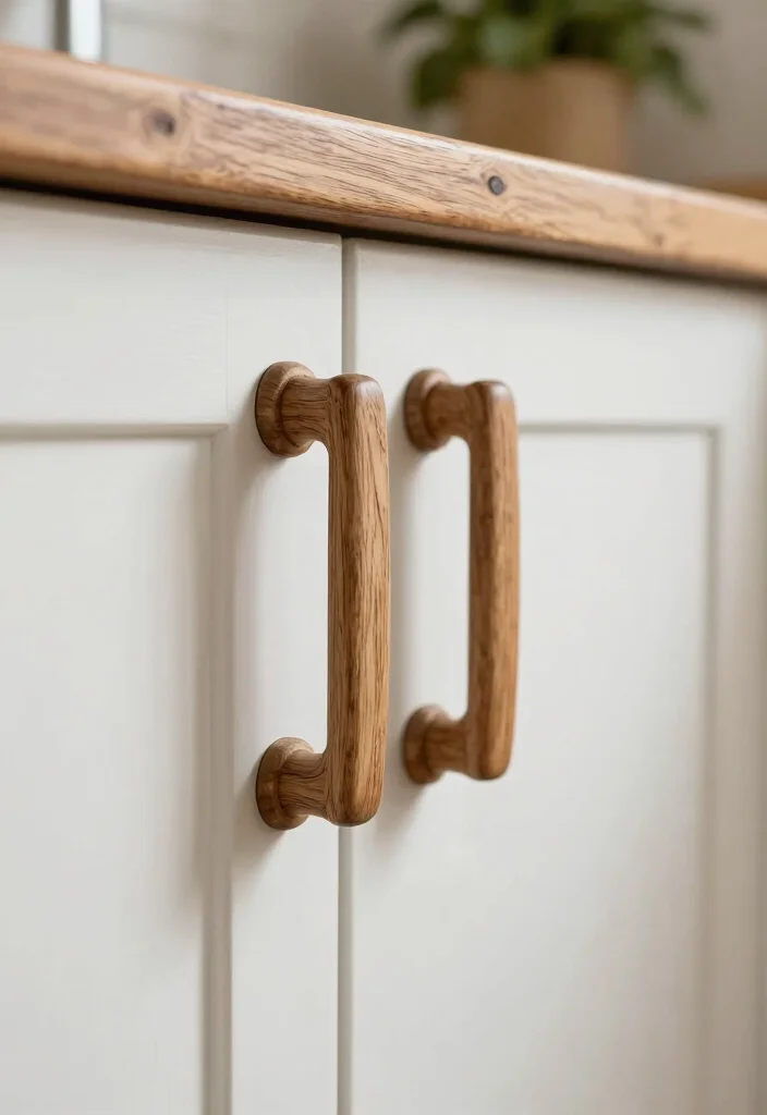 12 Kitchen Cabinet Handle Ideas That Instantly Upgrade Style 1. Reclaimed Wood Handles 0