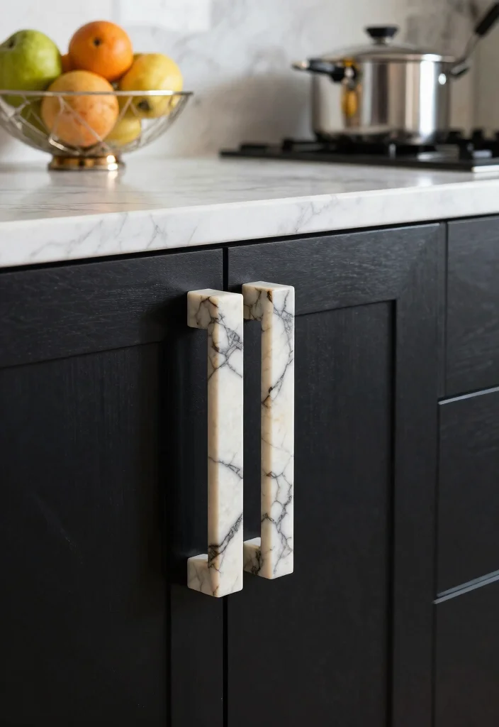 12 Kitchen Cabinet Handle Ideas That Instantly Upgrade Style 6. Natural Stone Handles 0