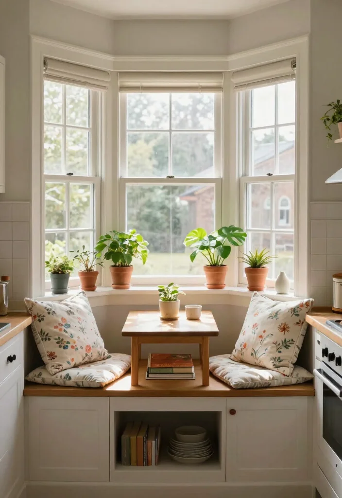 12 Kitchen Ideas with Windows That Maximize Light 3. Bay Windows for a Cozy Nook 0