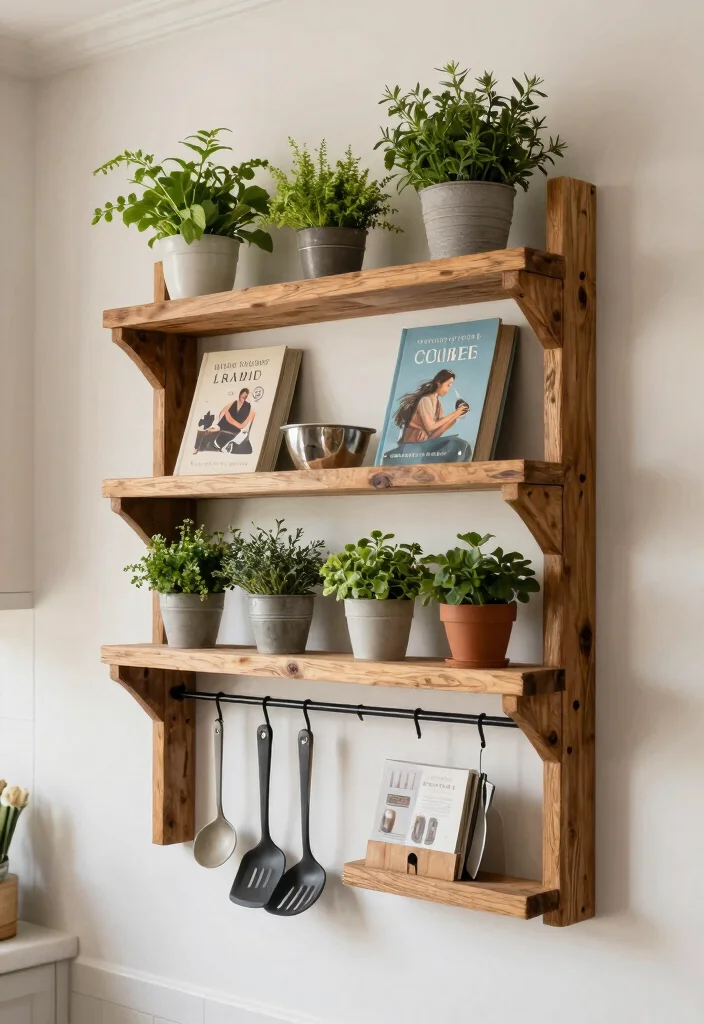 12 Kitchen Shelf Decor Ideas That Look Pinterest Perfect 11. Wall Mounted Displays 0