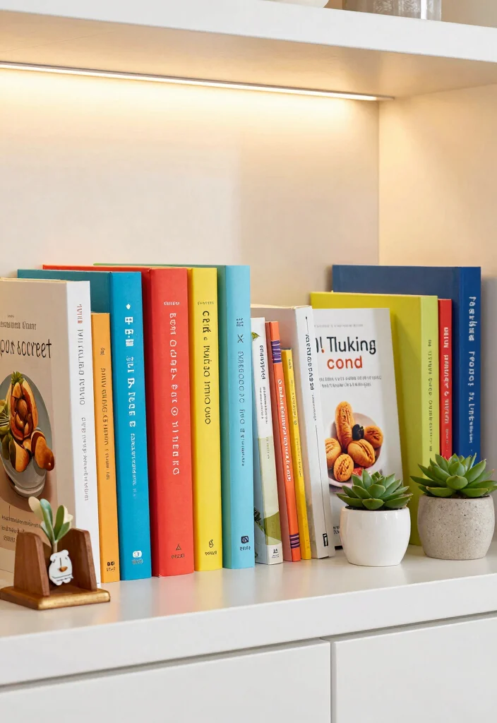 12 Kitchen Shelf Decor Ideas That Look Pinterest Perfect 4. Charming Cookbooks 0