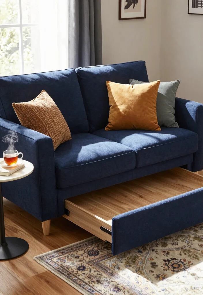 12 Living Room Seating Ideas for Flexible Layouts 2. Loveseats with Hidden Storage 0
