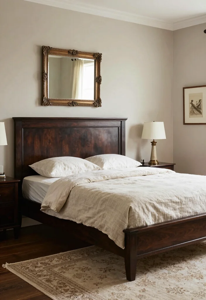 12 Men Bedroom Ideas That Look Clean Stylish and Calm 12. Timeless Classics 0