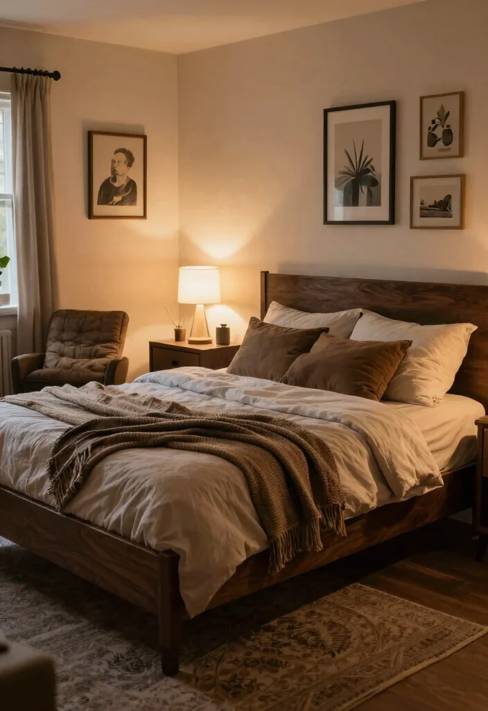 12 Men Bedroom Ideas That Look Clean Stylish and Calm 9. Cozy Man Cave Retreat 0