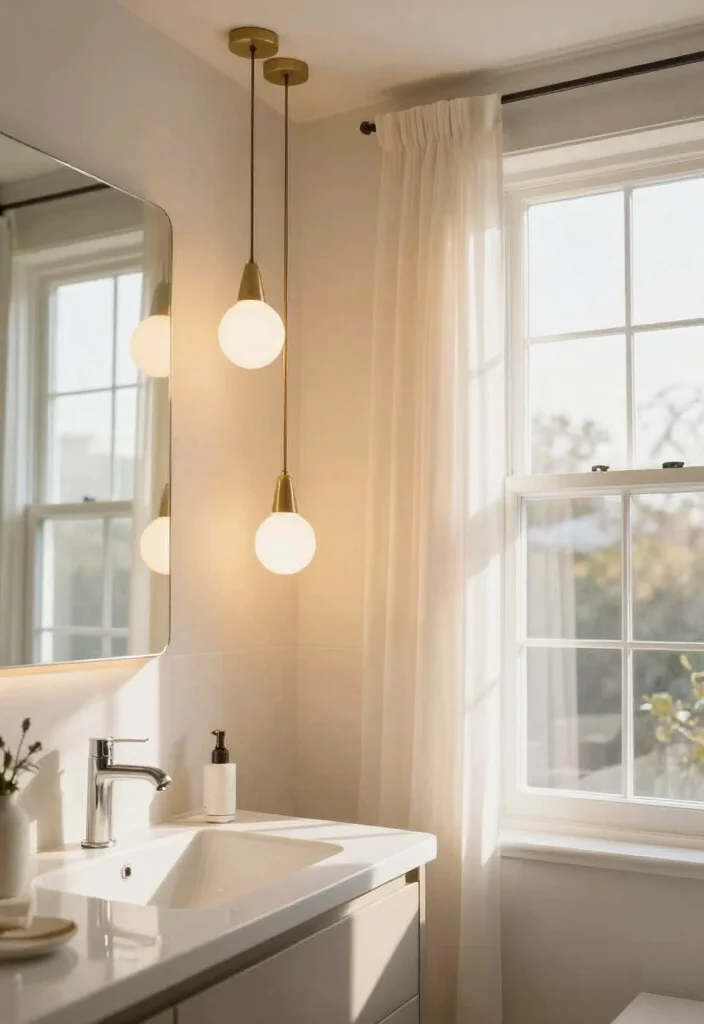 12 Mens Bathroom Ideas That Feel Sharp Clean and Grown 8. Smart Lighting Choices 0