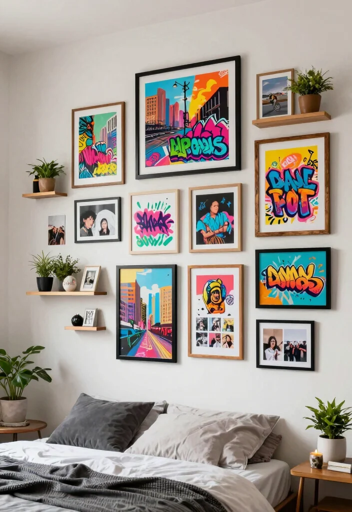 12 Older Boys Bedroom Ideas That Feel Cool and Grown 2. Urban Wall Art 0