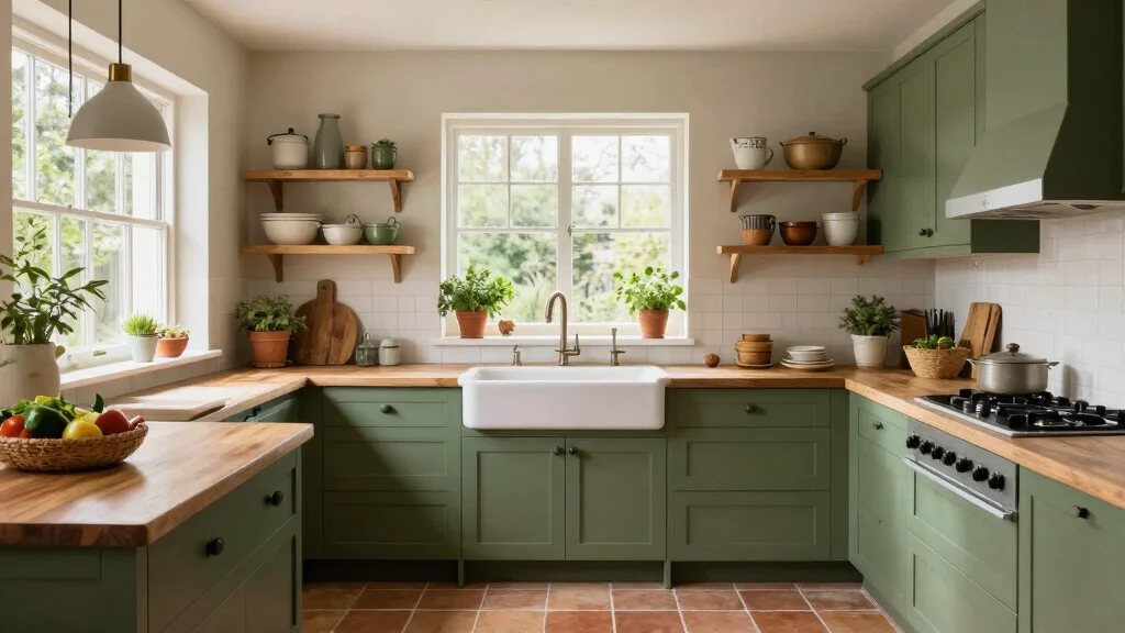 12 Olive Kitchen Ideas That Feel Warm, Earthy, and On Trend