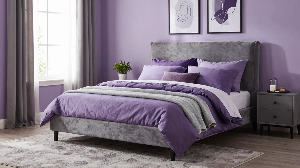 12 Purple and Gray Bedroom Ideas with Soft Moody Vibes