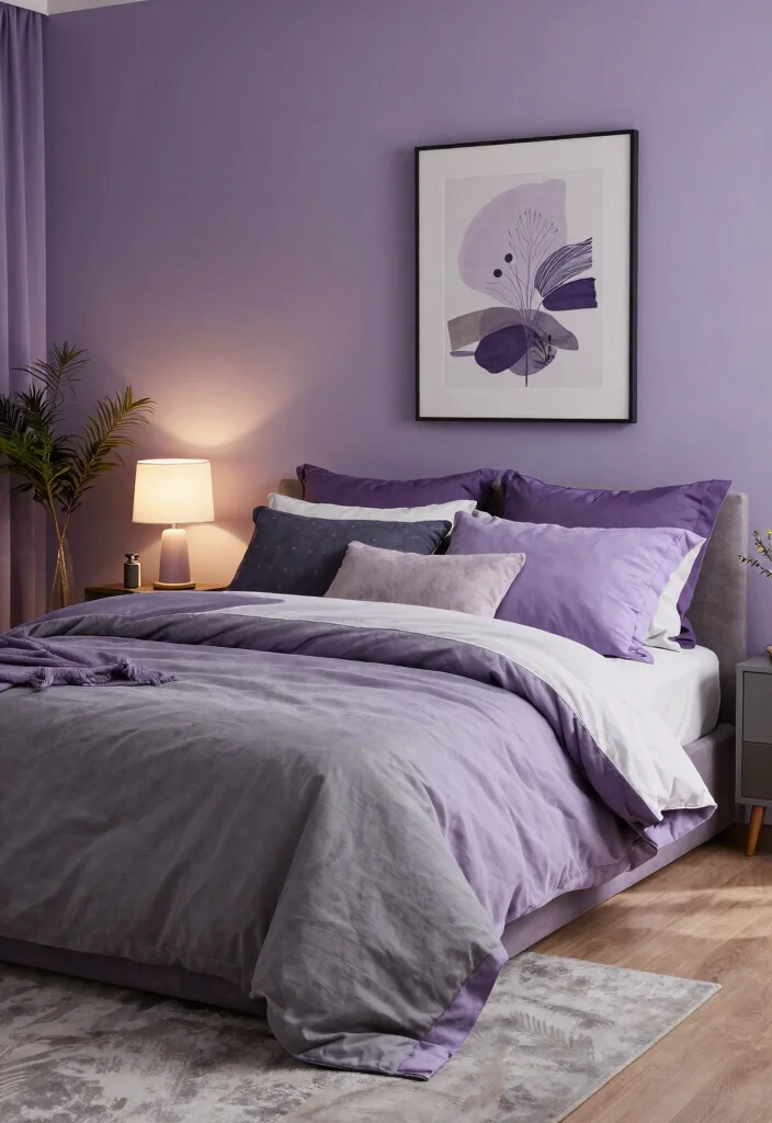 12 Purple and Grey Bedroom Ideas with Soft Drama Conclusion 0