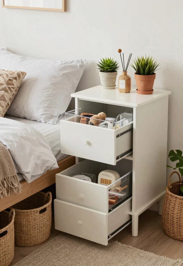 12 Small Aesthetic Bedroom Ideas That Feel Cozy and Calm 11. Organize and Declutter 0