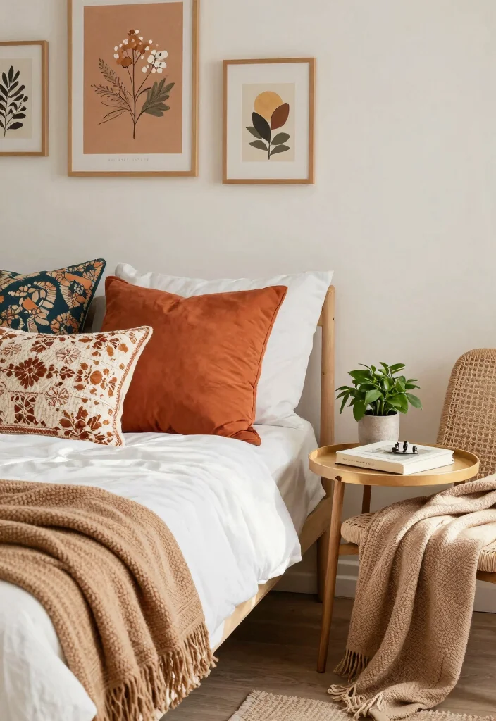 12 Small Aesthetic Bedroom Ideas That Feel Cozy and Calm 12. Accessorize Thoughtfully 0
