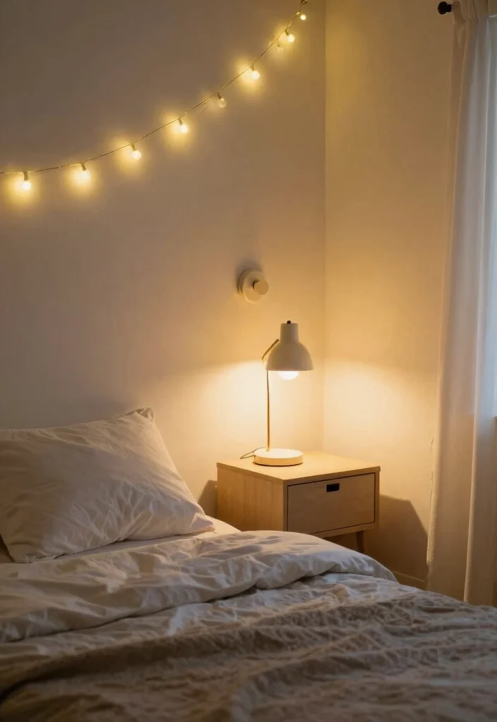 12 Small Bedroom Decor Ideas That Feel Thoughtfully Styled 7. Creative Lighting Options 0