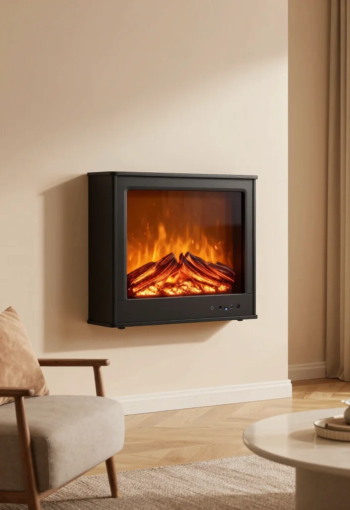 12 Small Living Room Ideas with a Cozy Fireplace 5. Electric Fireplaces for Convenience 0