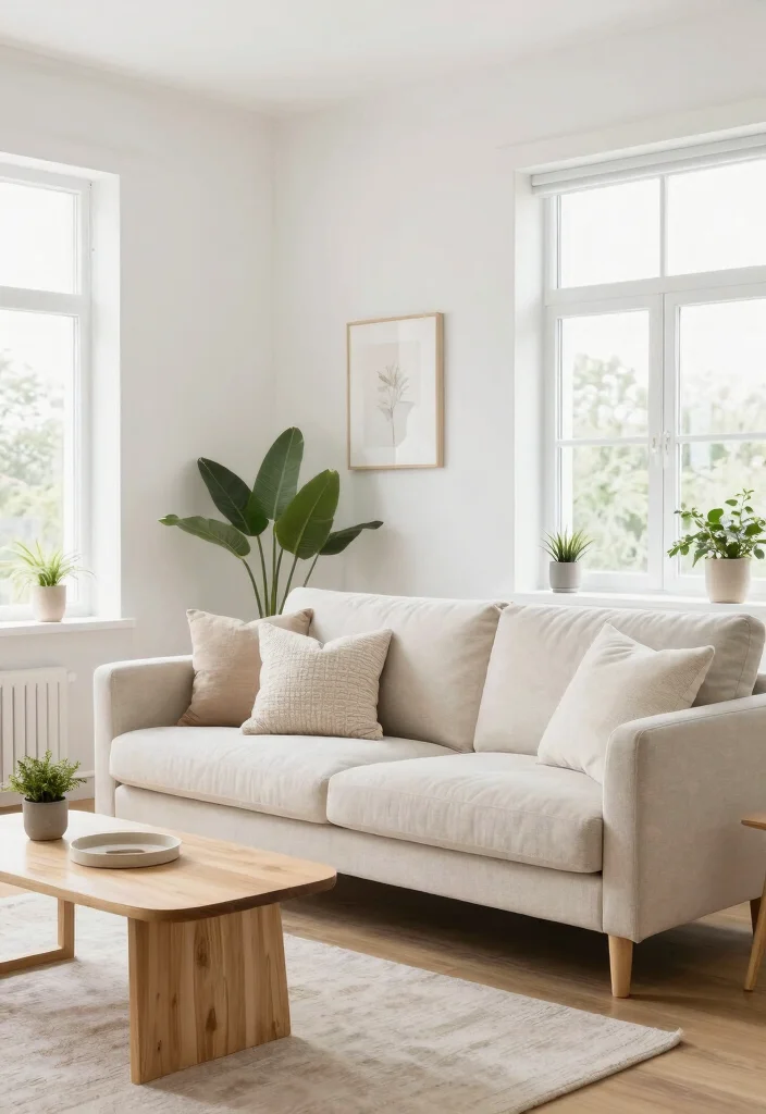 12 Small Modern Living Room Ideas That Feel Open 1. Light and Airy Color Palette 0