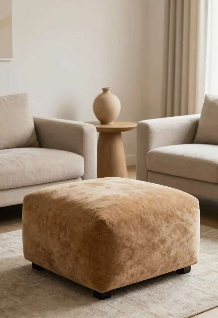 12 Tan Living Room Ideas That Feel Warm and Calm 11. Accent Furniture in Tan 0