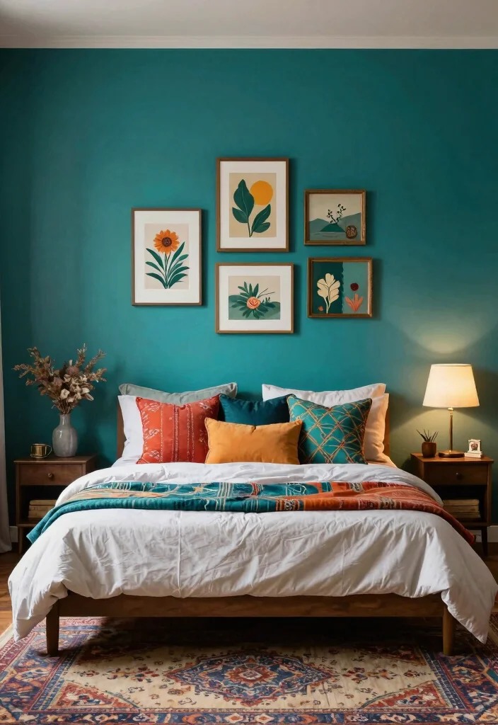 14 Bedroom Wall Ideas That Instantly Transform the Space 3. Daring Accent Walls 0