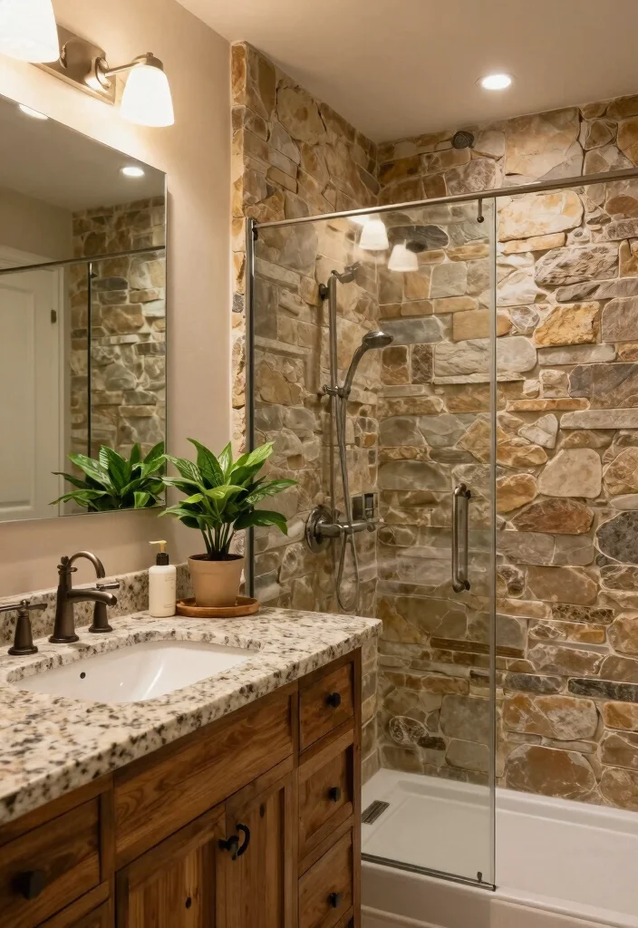 14 Bohemian Bathroom Decor Ideas Full of Color and Free Spirit 12. Natural Stone Accents 0