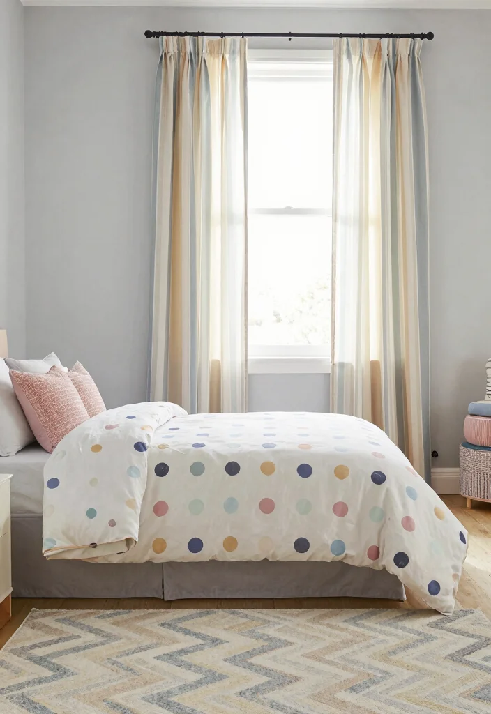 14 Colorful Bedroom Ideas That Feel Joyful Not Loud 6. Playful Patterns 0
