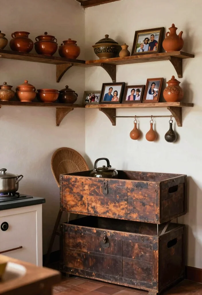 14 Kerala Style Kitchen Work Area Ideas That Feel Practical and Airy 12. Personal Touches 0