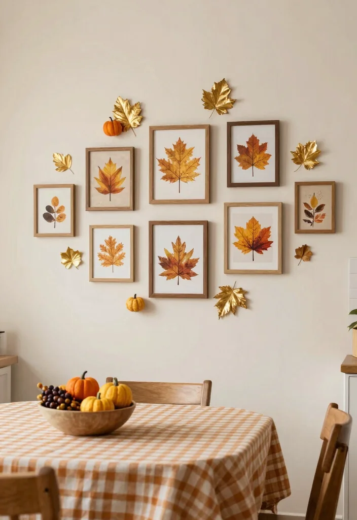 14 Kitchen Accent Wall Ideas That Add Instant Character 13. Seasonal Decor Wall 0