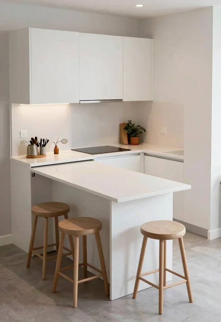 14 Kitchen Ideas with an Island for Better Flow 14. Compact Islands for Small Spaces 0